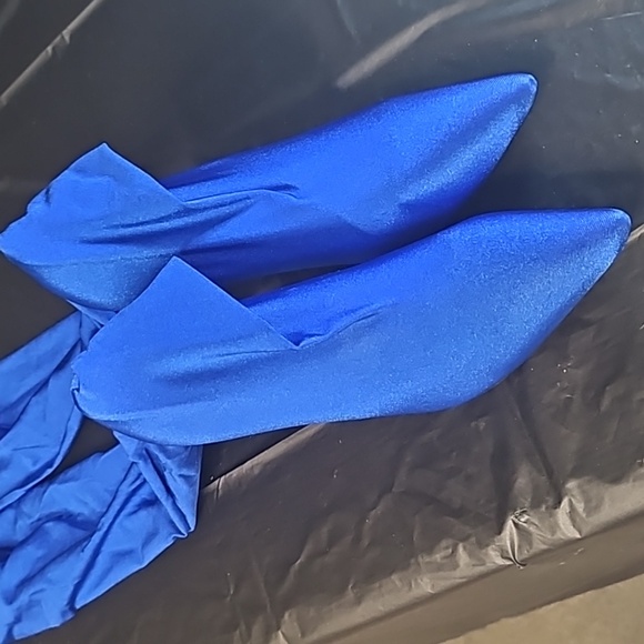 #heelswithleggings #pants#heels electric blue 💙 size 9 - Picture 3 of 8